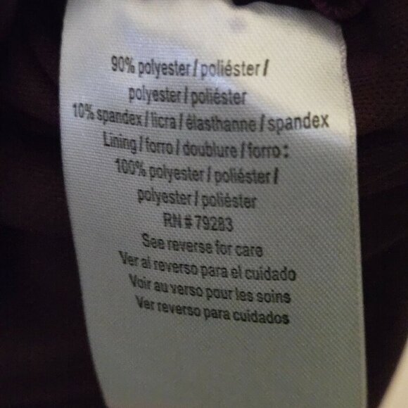 Alex Evenings NWT Wine Velvet Ruched Beaded 3/4 Sleeve Cocktail Dress Size 14 - Picture 9 of 10